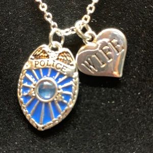 NWT Cardinali Police Wife Necklace / 18 inch chain